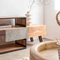 Made in Meubles Meuble Tv<Meuble TV en bois d'acacia Ernest