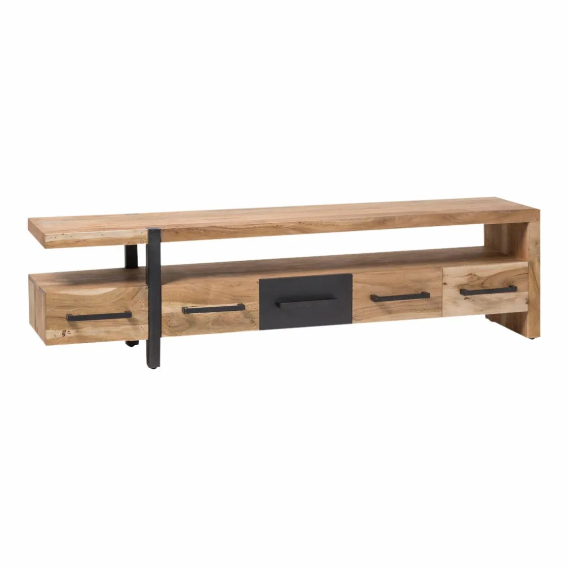 Made in Meubles Meuble Tv<Meuble TV en bois d'acacia Praia