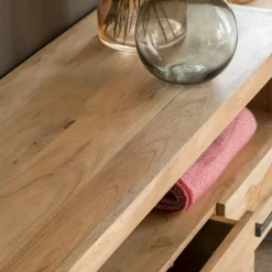 Made in Meubles Meuble Tv<Meuble TV en bois d'acacia Praia