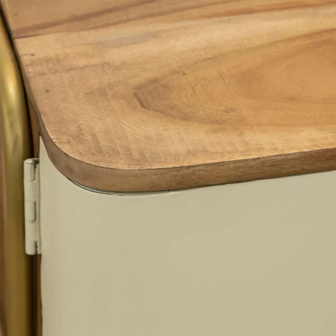 Made in Meubles Meuble Tv<Meuble TV en bois d'acacia et métal Andrès