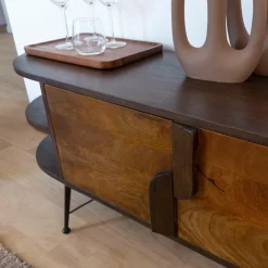Made in Meubles Meuble Tv<Meuble TV en bois d'acacia Juno