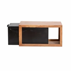 Made in Meubles Meuble Tv<Meuble TV en bois d'acacia Emilio