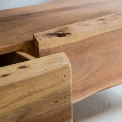 Made in Meubles Meuble Tv<Meuble TV en bois d'acacia 3 tiroirs Tree