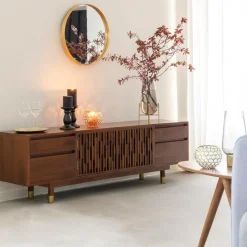 Made in Meubles Meuble Tv<Meuble TV en bois de manguier Xabi