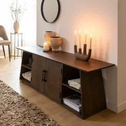 Made in Meubles Meuble Tv<Meuble TV en bois de manguier Daniella