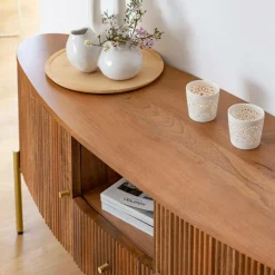 Made in Meubles Meuble Tv<Meuble TV en bois de manguier Cécile