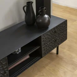 Made in Meubles Meuble Tv<Meuble TV en bois de manguier et métal Liv