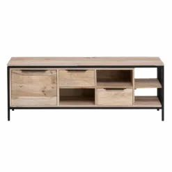 Made in Meubles Meuble Tv<Meuble TV en bois de manguier et métal Héloïse