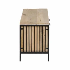 Made in Meubles Meuble Tv<Meuble TV en bois de manguier et métal Héloïse