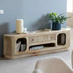 Made in Meubles Meuble Tv<Meuble TV en bois de manguier Amara