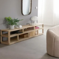 Made in Meubles Meuble Tv<Meuble TV en bois de manguier Adela