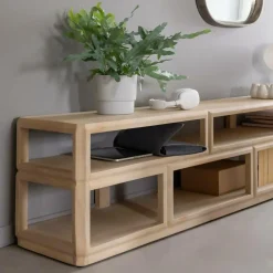 Made in Meubles Meuble Tv<Meuble TV en bois de manguier Adela