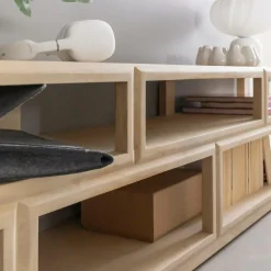 Made in Meubles Meuble Tv<Meuble TV en bois de manguier Adela