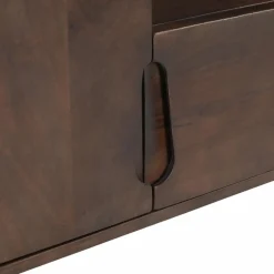 Made in Meubles Meuble Tv<Meuble TV en bois de manguier foncé Liriel