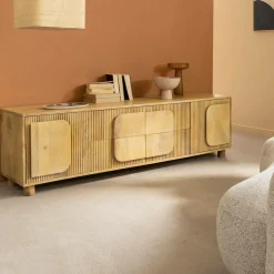 Made in Meubles Meuble Tv<Meuble TV en bois de manguier Eros