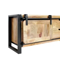 Made in Meubles Meuble Tv<Meuble TV en bois de manguier 120 cm New-York