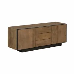 Made in Meubles Meuble Tv<Meuble TV en bois de manguier et métal Isil