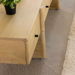 Made in Meubles Meuble Tv<Meuble TV en bois de manguier 4 tiroirs Amara