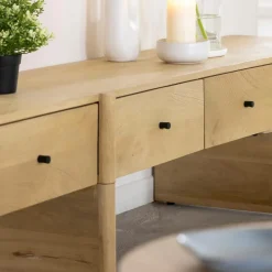 Made in Meubles Meuble Tv<Meuble TV en bois de manguier 4 tiroirs Amara