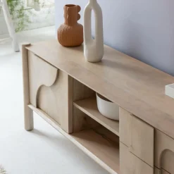 Made in Meubles Meuble Tv<Meuble TV en bois de manguier Tysia