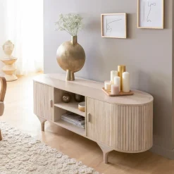 Made in Meubles Meuble Tv<Meuble tv en bois de manguier Macha