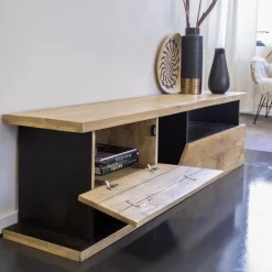 Made in Meubles Meuble Tv<Meuble TV en bois de manguier Joachim