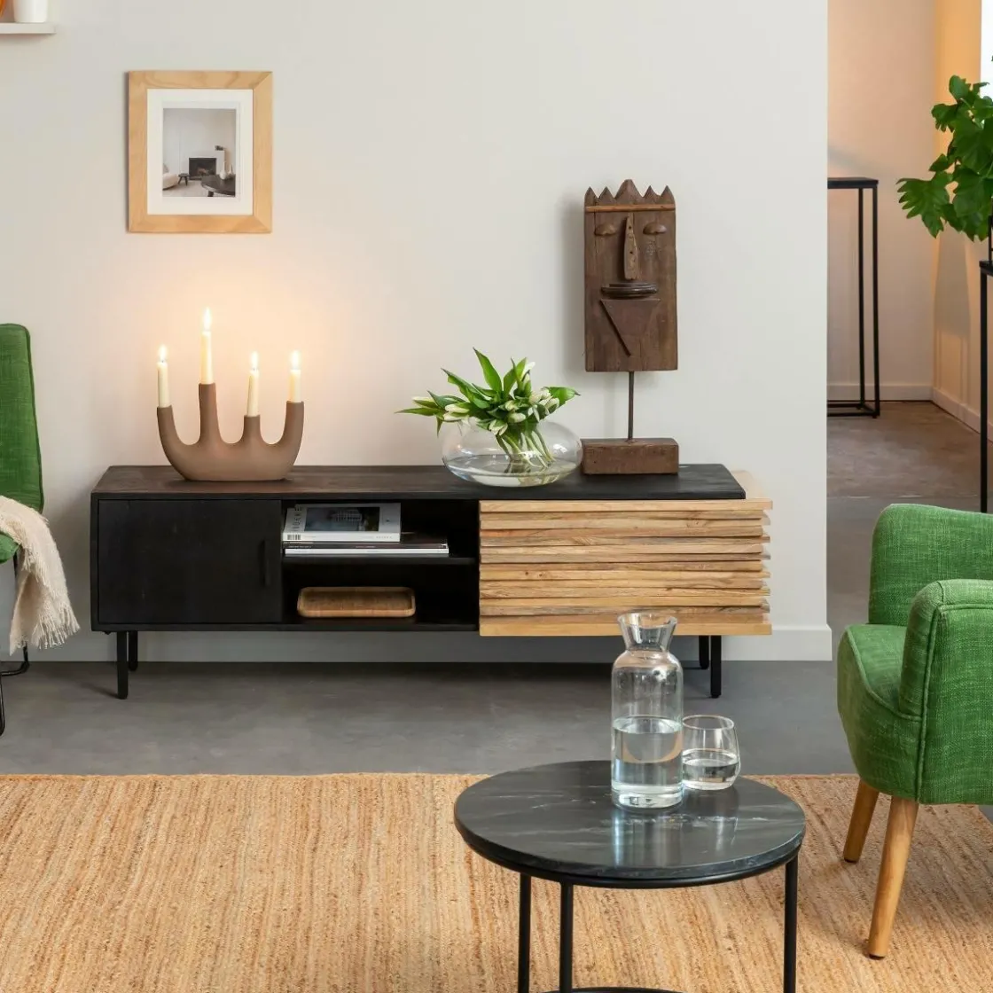 Made in Meubles Meuble Tv<Meuble TV en bois de manguier Tino