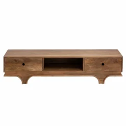 Made in Meubles Meuble Tv<Meuble TV en bois de manguier foncé Daelan