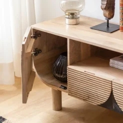 Made in Meubles Meuble Tv<Meuble tv en bois de manguier Loëvan