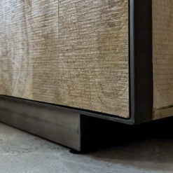 Made in Meubles Meuble Tv<Meuble TV en bois de manguier et métal Isil