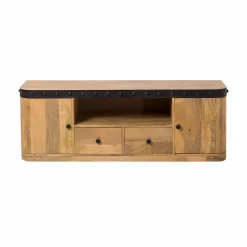 Made in Meubles Meuble Tv<Meuble TV en bois de manguier Riga