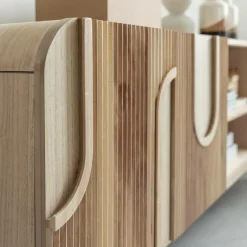 Made in Meubles Meuble Tv<Meuble TV en bois de paulownia Nilo