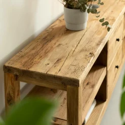 Made in Meubles Meuble Tv<Meuble TV en bois de pin recyclé Blaise