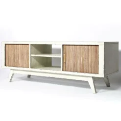 Made in Meubles Meuble Tv<Meuble TV en bois effet patiné Clémentine