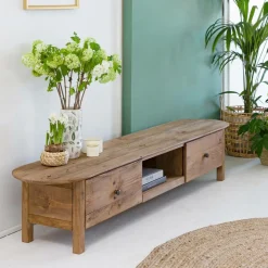 Made in Meubles Meuble Tv<Meuble tv en bois recyclé 185 cm Blaise