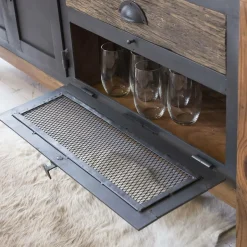 Made in Meubles Meuble Tv<Meuble TV en bois recyclé et métal Hector