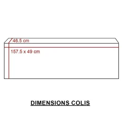 Made in Meubles Meuble Tv<Meuble TV en sapin et métal noir Elise
