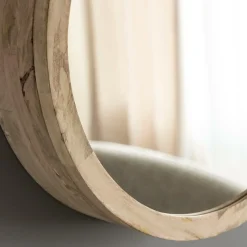 Made in Meubles Miroir<Miroir avec étagères en bois de manguier clair Juliet