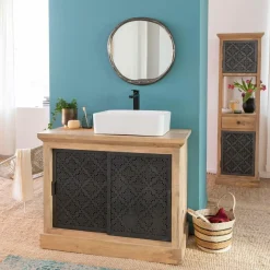 Made in Meubles Miroir|Décoration<Miroir en aluminium petit modèle Beryl