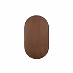 Made in Meubles Miroir|Décoration<Miroir ovale avec étagère en bois de manguier Marley