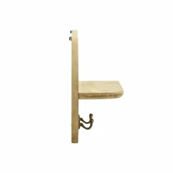 Made in Meubles Miroir|Décoration<Miroir ovale en bois de manguier clair Juliet