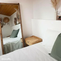 Made in Meubles Miroir|Décoration<Miroir sur pied en bois recyclé Blaise