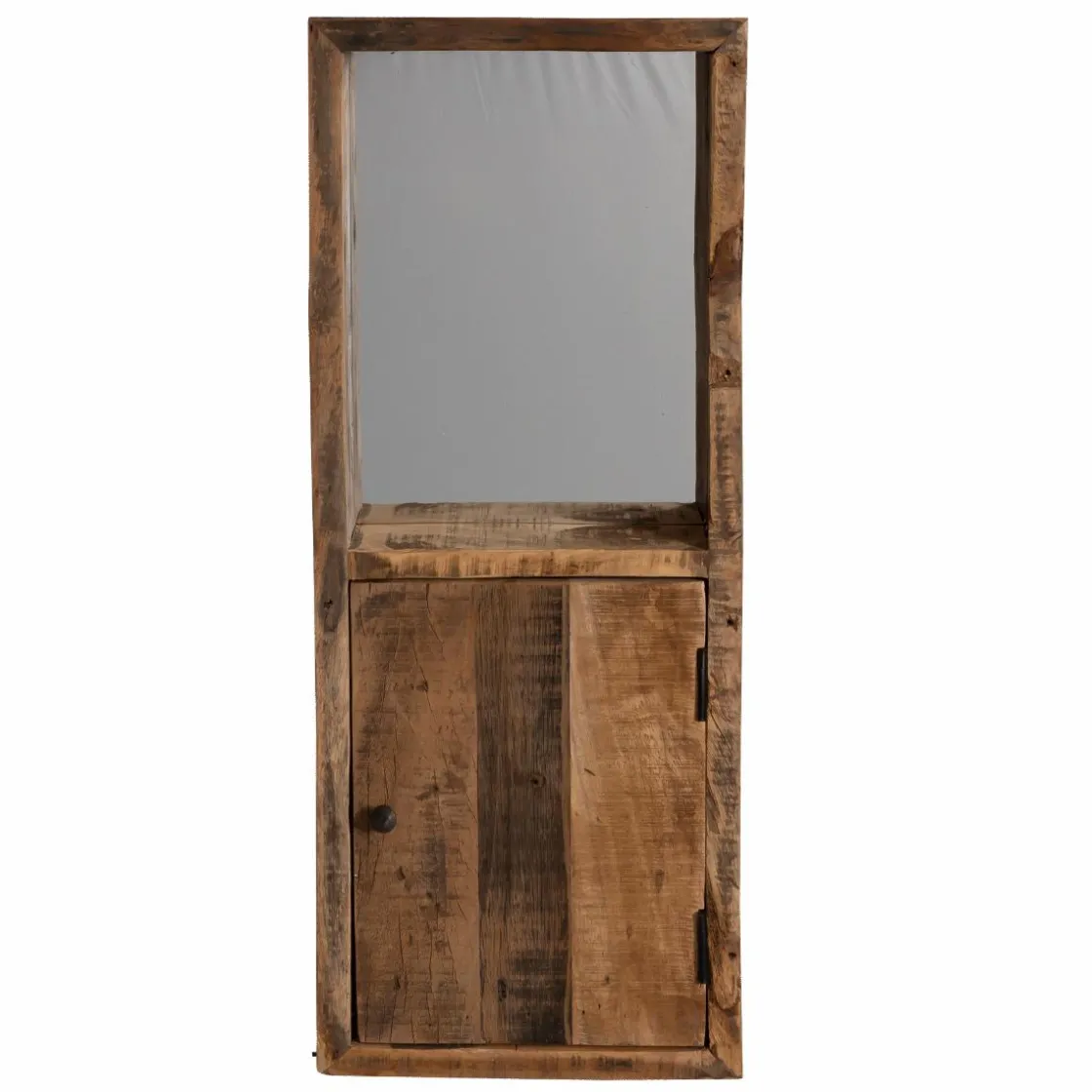 Made in Meubles Miroir|Décoration<Miroir vertical style porte en bois recyclé Vicky