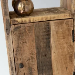 Made in Meubles Miroir|Décoration<Miroir vertical style porte en bois recyclé Vicky