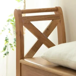 Made in Meubles Banc<Petit banc en bois d'acacia Isolde