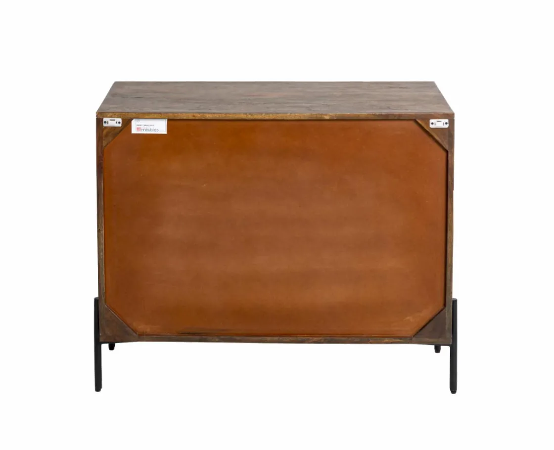 Made in Meubles Buffet<Petit buffet en bois d'acacia Elvira