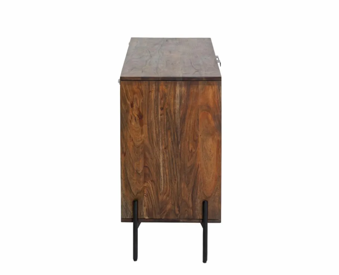 Made in Meubles Buffet<Petit buffet en bois d'acacia Elvira