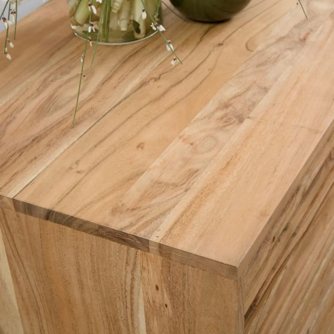 Made in Meubles Buffet<Petit buffet en bois d'acacia Salta