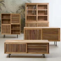 Made in Meubles Buffet<Petit buffet en bois d'acacia Salta