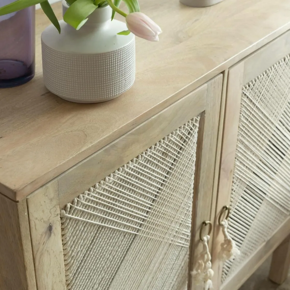 Made in Meubles Buffet<Petit buffet en bois de manguier Indiana